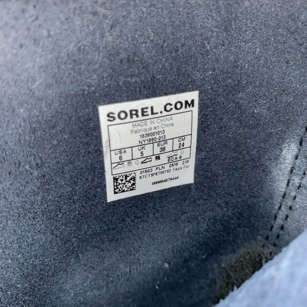 * SOREL Size 6 MEN Brown Outdoor Waterproof Boots without boot liner